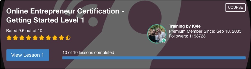 Online Entrepreneur Certification Course - Wealthy Affiliate Online Entrepreneur Certification Course - Wealthy Affiliate