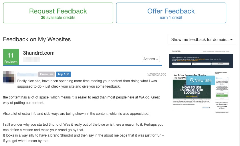 Website Feedback - Wealthy Affiliate Website Feedback - Wealthy Affiliate