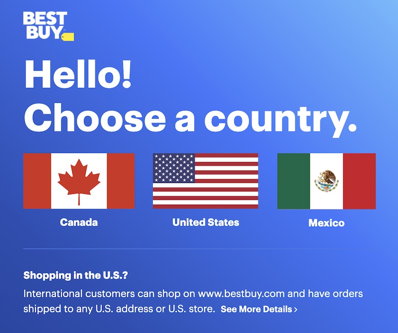 Best Buy Ships To North America Only