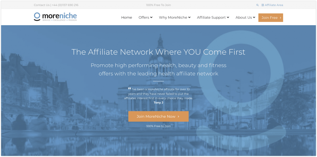 MoreNiche Affiliate Network review