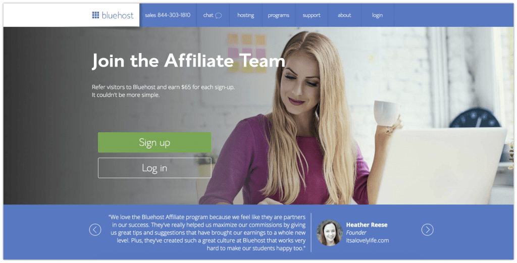 BlueHost Affiliate program review