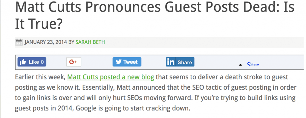 Matt Cutts backlinks