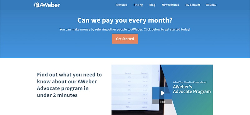 my aweber affiliate program review