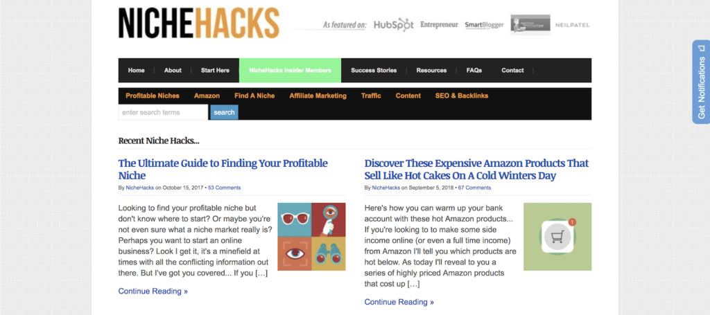 niche hacks membership site review