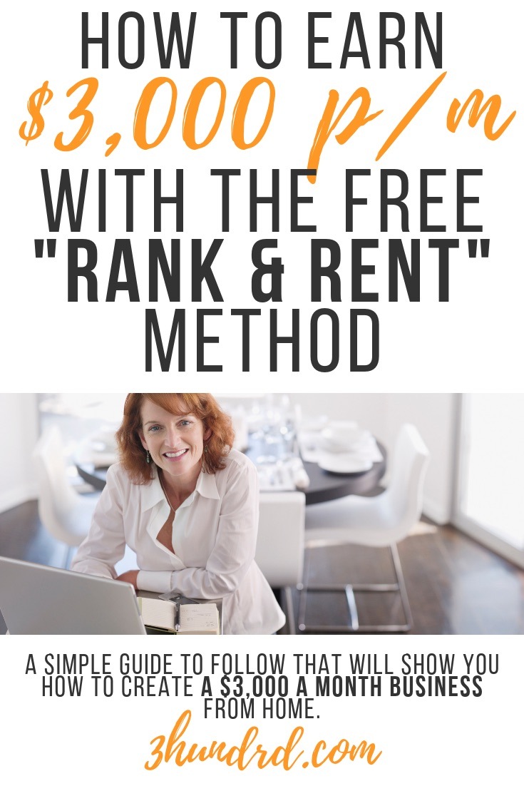 how to use the rank and rent method money