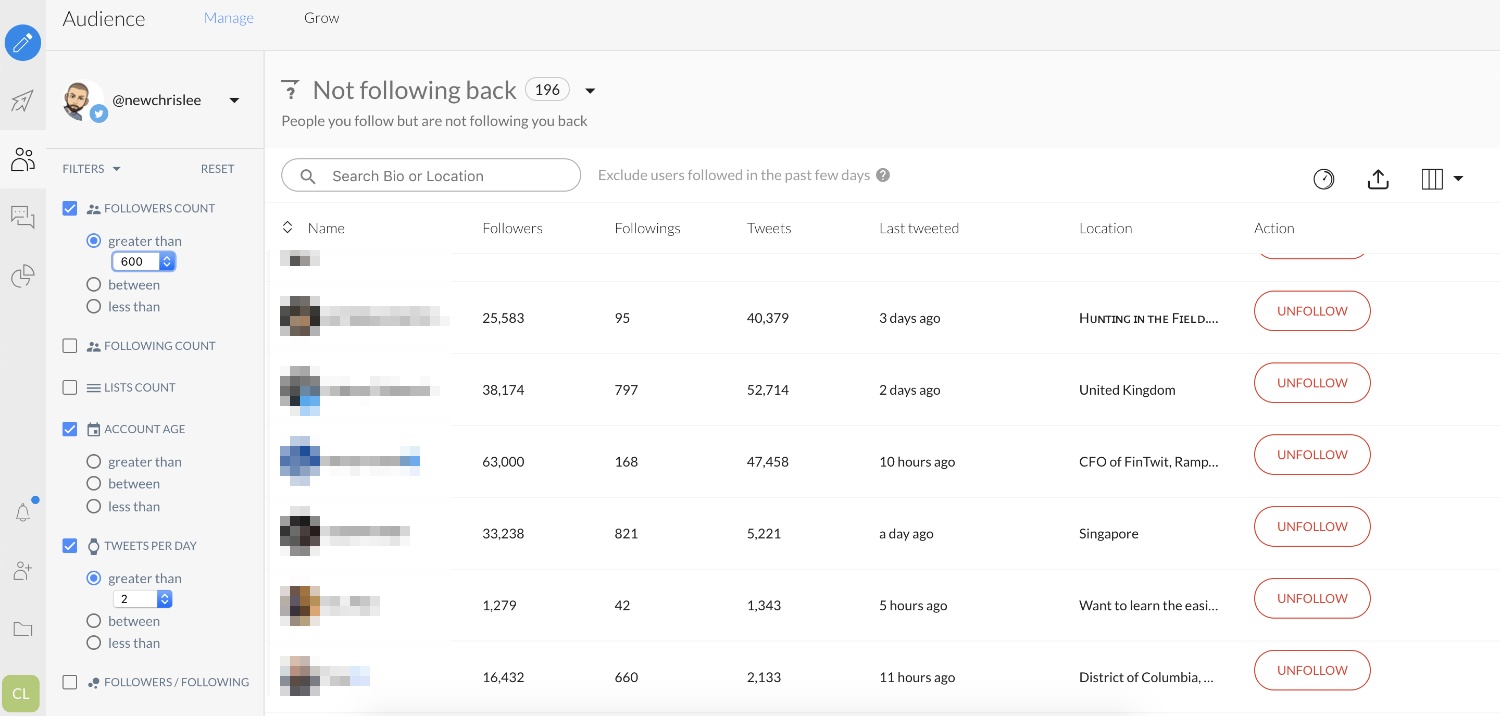 segmenting your audience with statusbrew