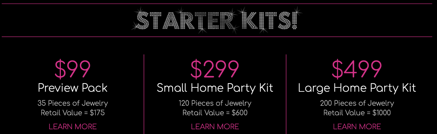 Paparazzi jewelry starter kits