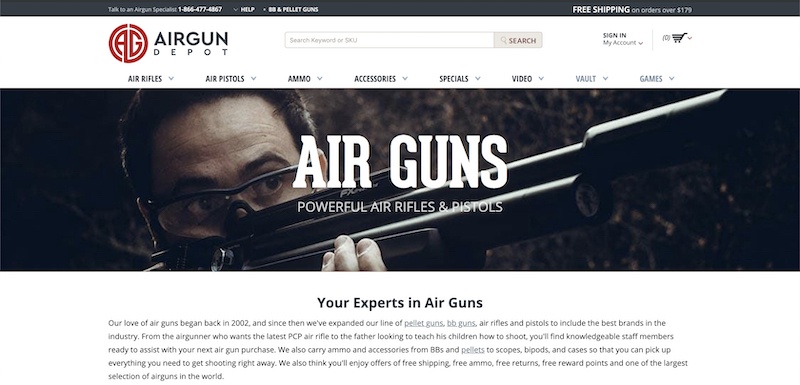 air guns affiliate program