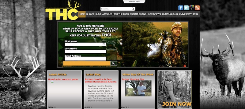 the hunting channel affiliate program