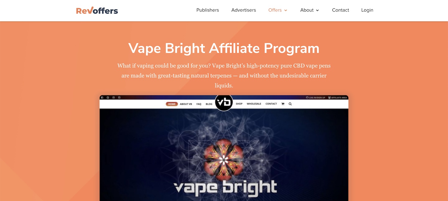 Vape Bright Affiliate Program