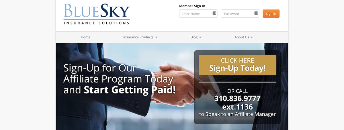 BlueSkyCoverage Affiliate Program