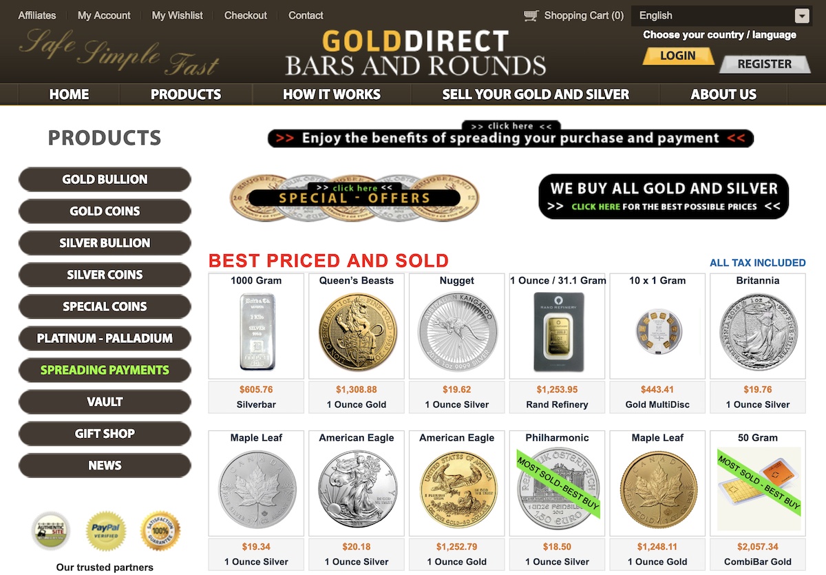 GoldDirect Affiliate Program