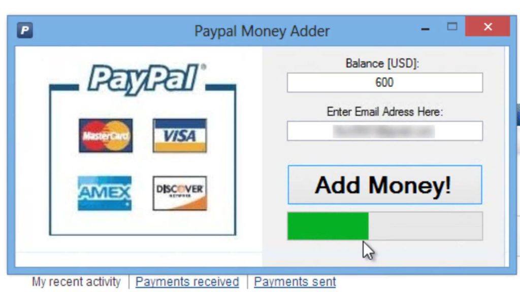 real paypal money adder no survey