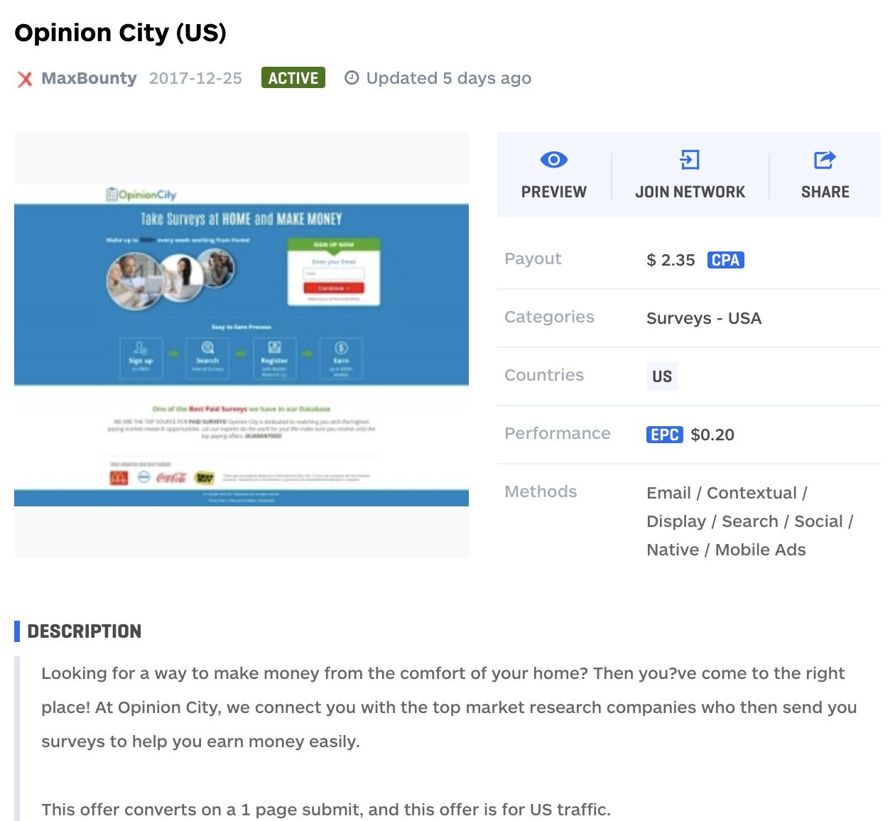 Opinion City Review: $500 A Week Doing Surveys? FALSE!