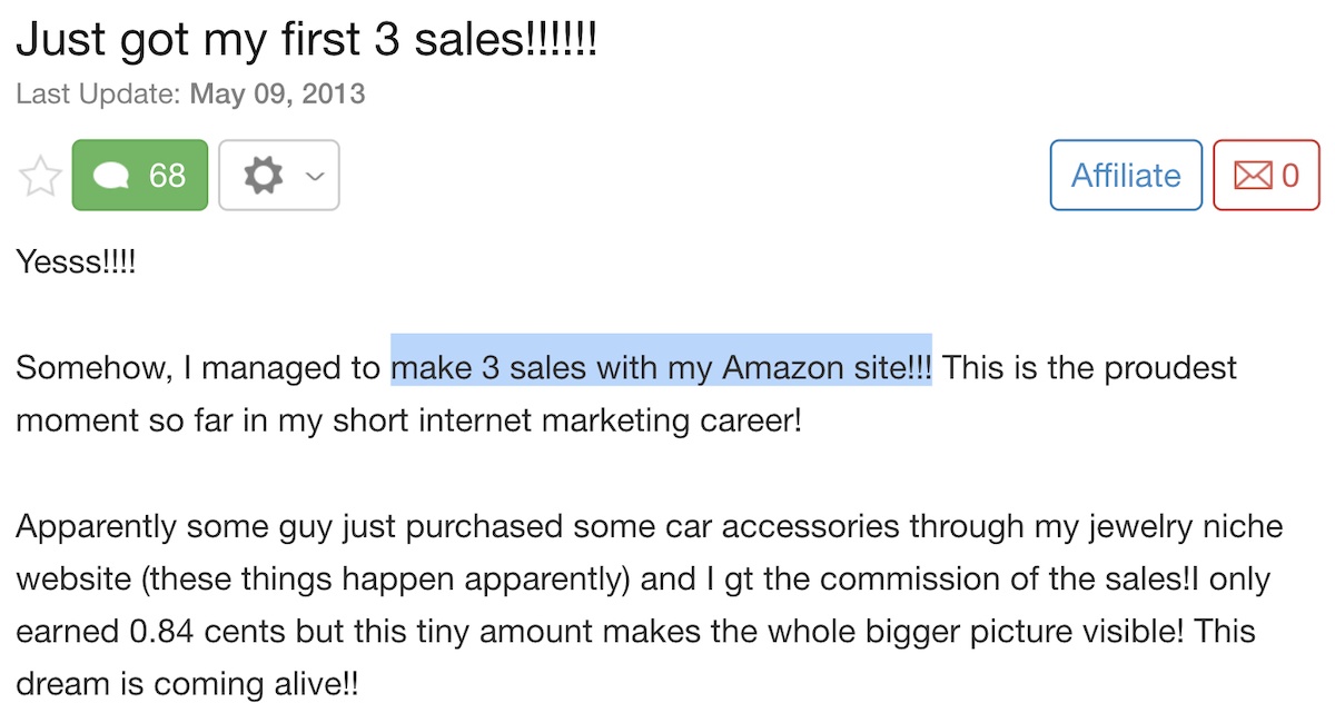 how i got my first 3 sales with the amazon associates program