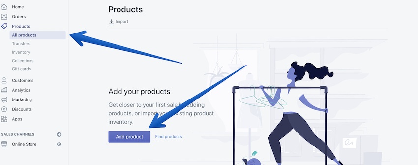 how to add products to your shopify store