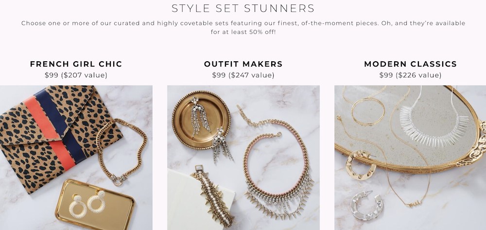 stella and dot starter kits