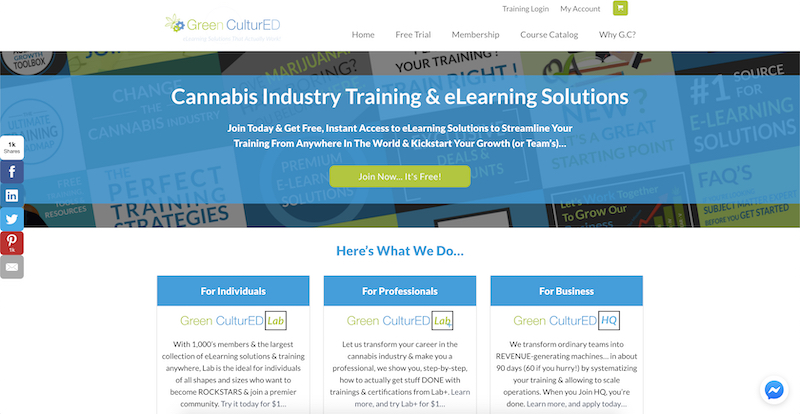 Green Cultured cannabis affiliate program