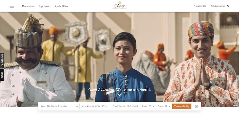 oberoi luxury hotels affiliate program