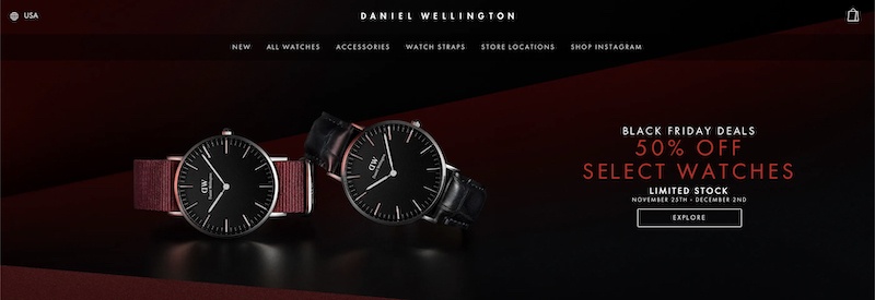 daniel wellington watch affiliate program