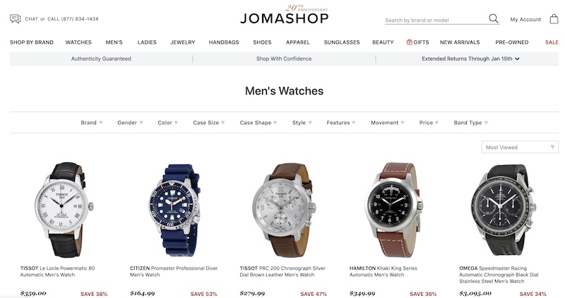 jomashop affiliate program