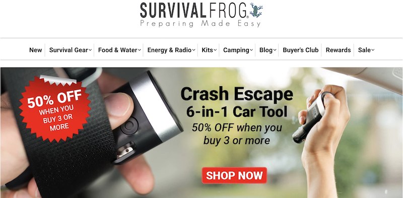 survival frog affiliate program