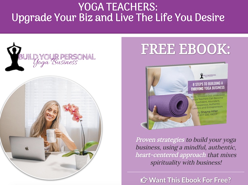 build your yoga business affiliate program