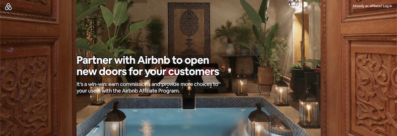 airbnb affiliate program review