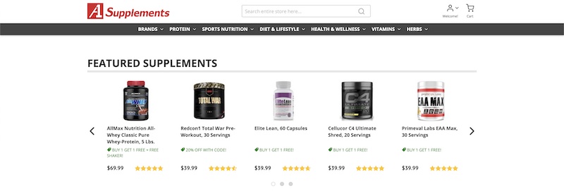 A1Supplements affiliate program