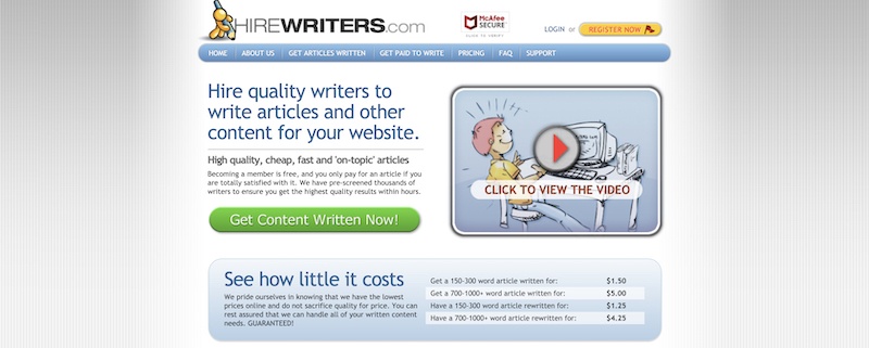 hirewriters review