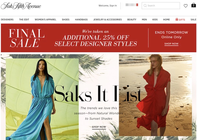 saks affiliate program