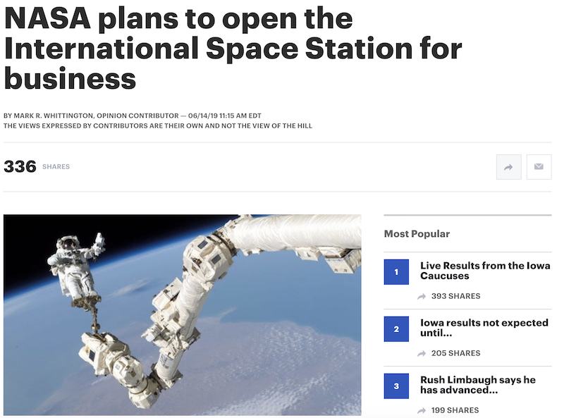 space station affiliate program