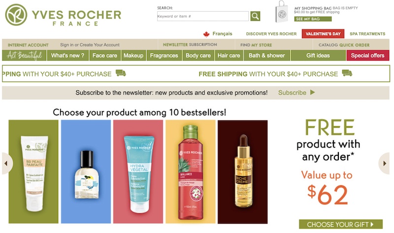 yves rocher affiliate program