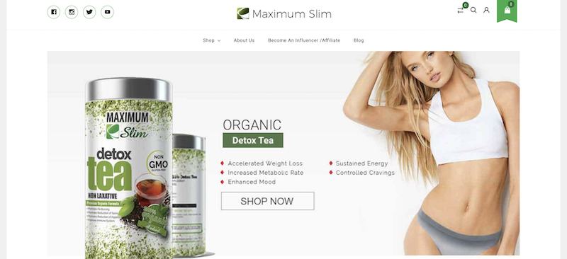 MaximumSlim affiliate program