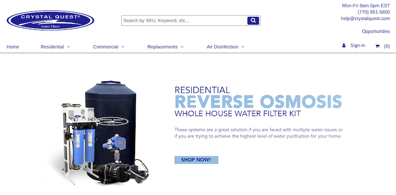 Crystal Quest Water Filters