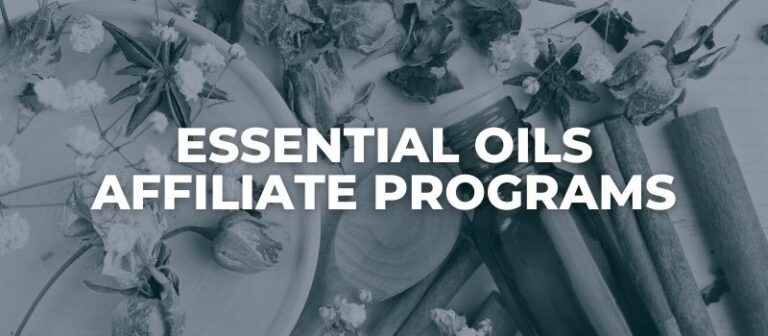 essential oils affiliate programs