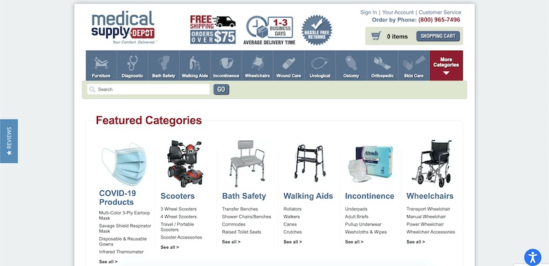 medical supply depot affiliate program