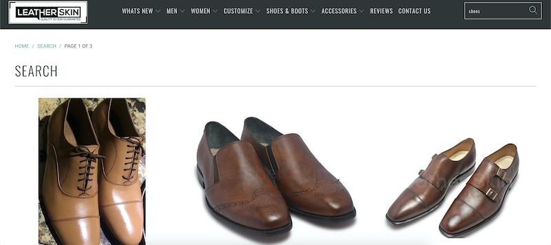 leather skin store shoes affiliate program